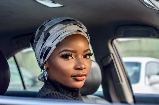 Best Mineral Makeup: Woman sitting in car looking at camera